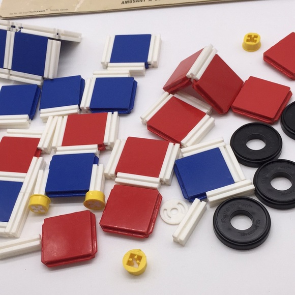 Tupper Toys Build-O-Fun Building Set 101 Tupperware Vintage 1965 - Picture 10 of 13